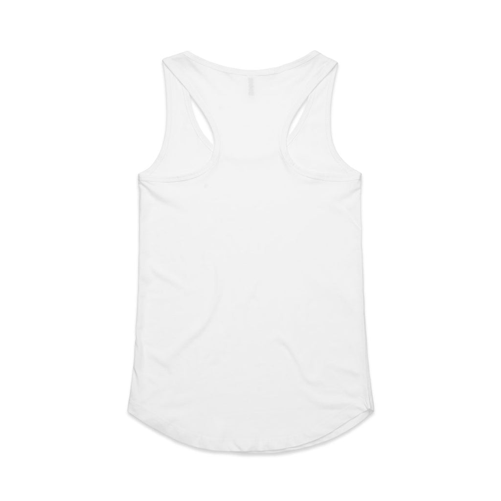 AS Colour Women's White Yes Racerback Singlet