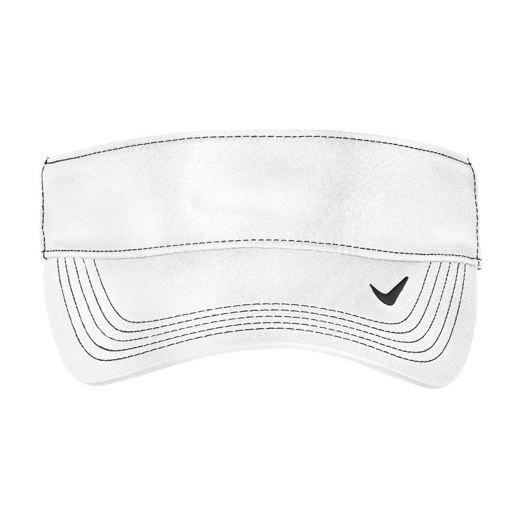 Nike White Dri-FIT Swoosh Visor