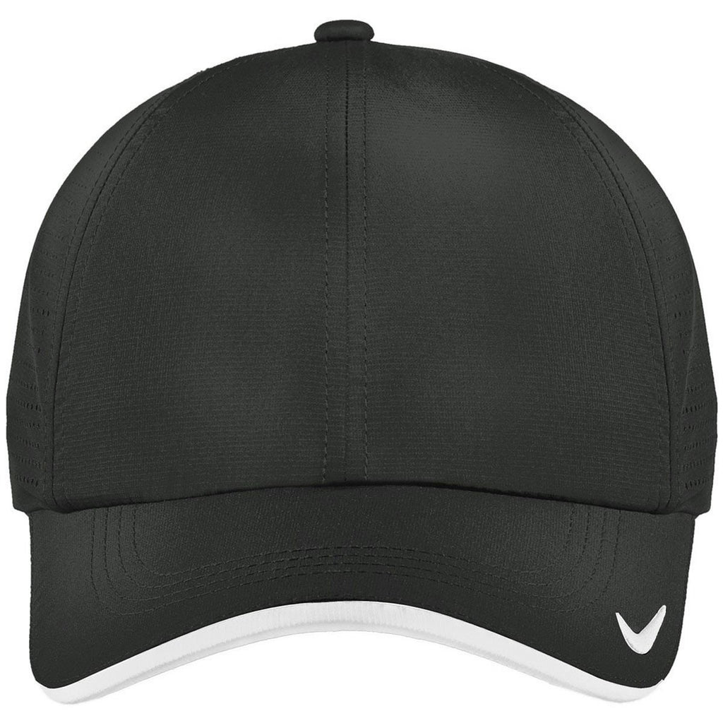 Nike Anthracite Dri FIT Swoosh Perforated Cap