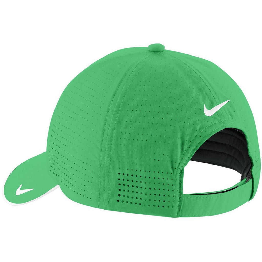 Nike Lucky Green Dri FIT Swoosh Perforated Cap