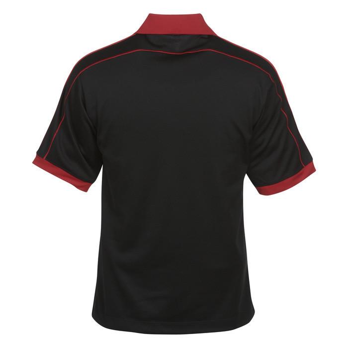 Nike Men's Black/Varsity Red Dri-FIT N98 Polo