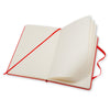 Moleskine Scarlet Red Hard Cover Squared Large Notebook (5" x 8.25")
