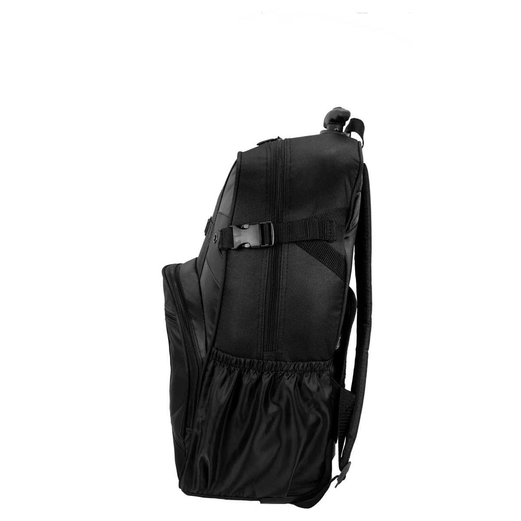 Gemline Black Deluxe Wheeled Computer Backpack