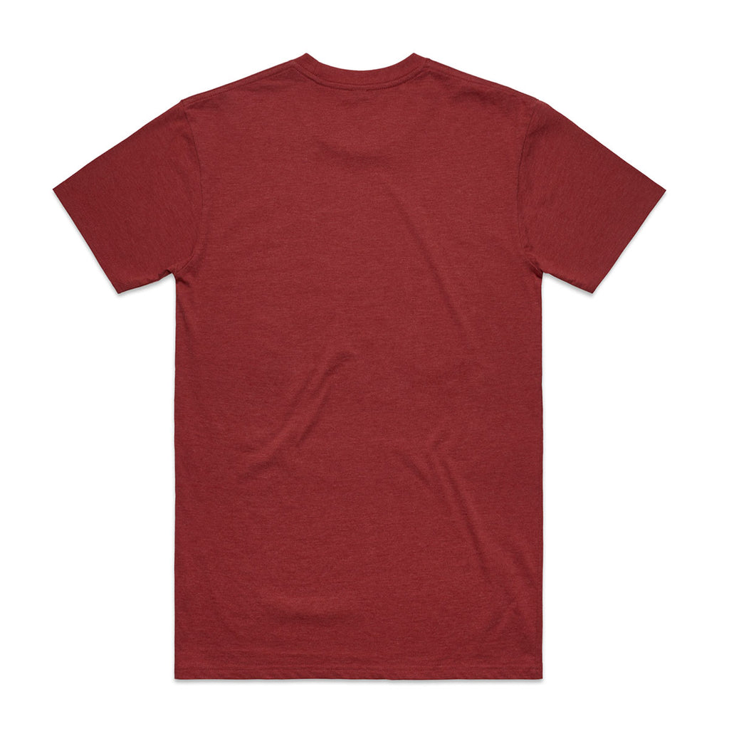 AS Colour Men's Burgundy Staple Marle Tee