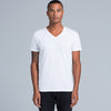 AS Colour Men's White Tarmac V-Neck Tee