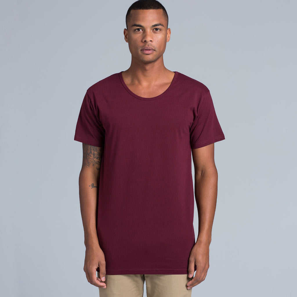 AS Colour Men's Burgundy Shadow Tee