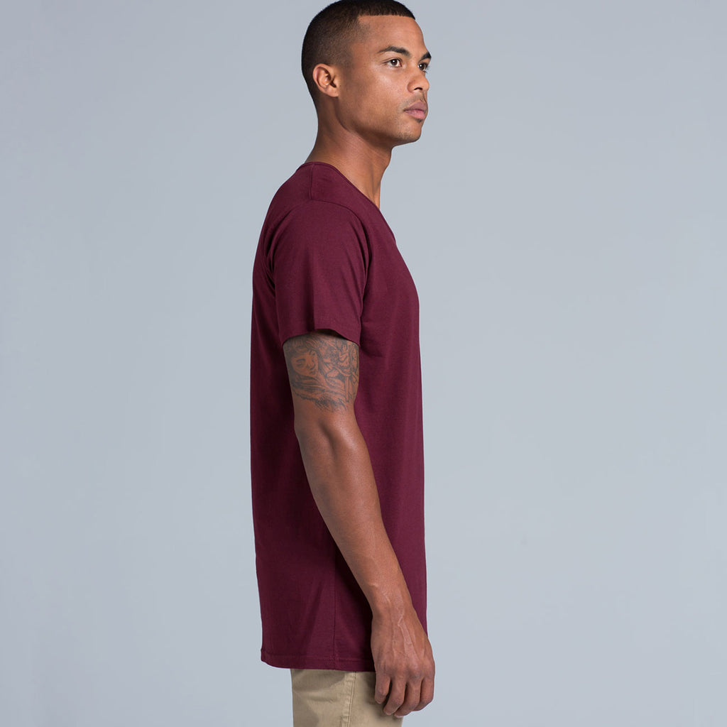 AS Colour Men's Burgundy Shadow Tee