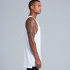 AS Colour Men's White Typo Singlet