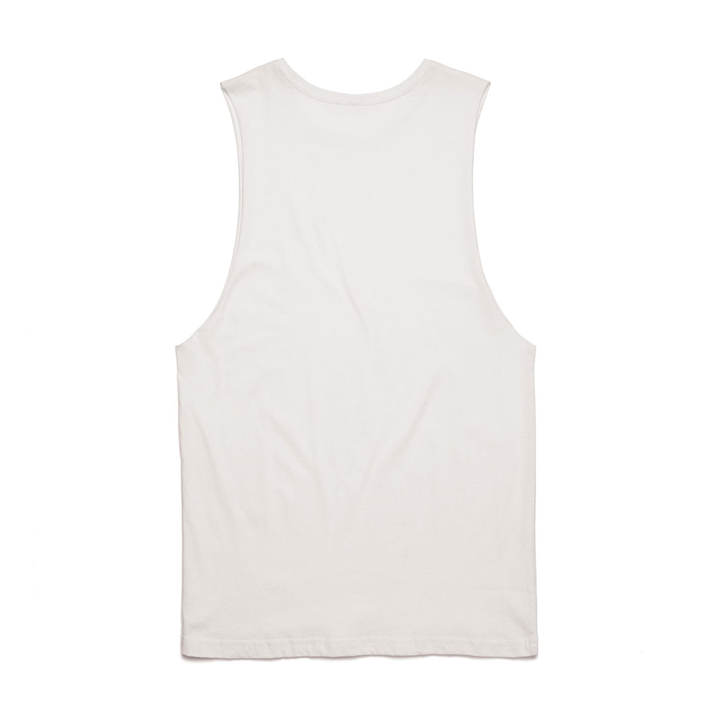 AS Colour Men's White Barnard Tank Tee