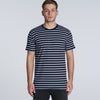 AS Colour Men's Navy/White Staple Stripe Tee