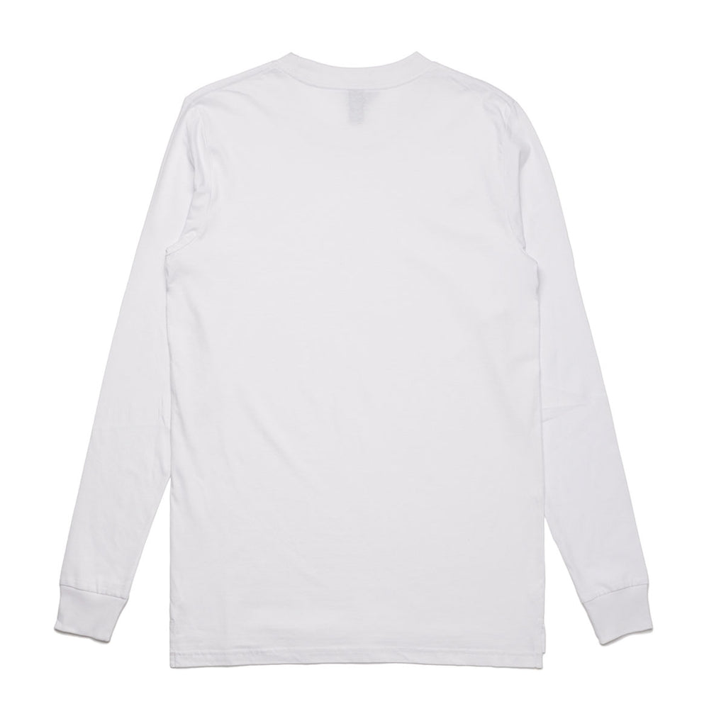 AS Colour Men's White Base Long Sleeve Tee