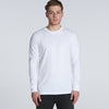 AS Colour Men's White Base Long Sleeve Tee