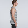 AS Colour Men's Natural/Black Barnard Stripe Tank