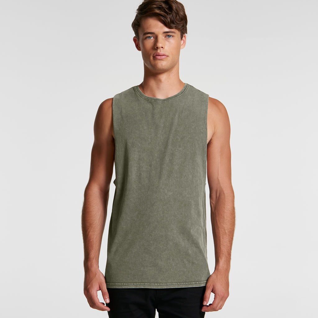 AS Colour Men's Moss Stone Wash Barnard Tank