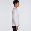 AS Colour Men's White Henley Long Sleeve Tee