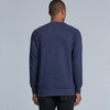 AS Colour Men's Navy Marle Brush Crew