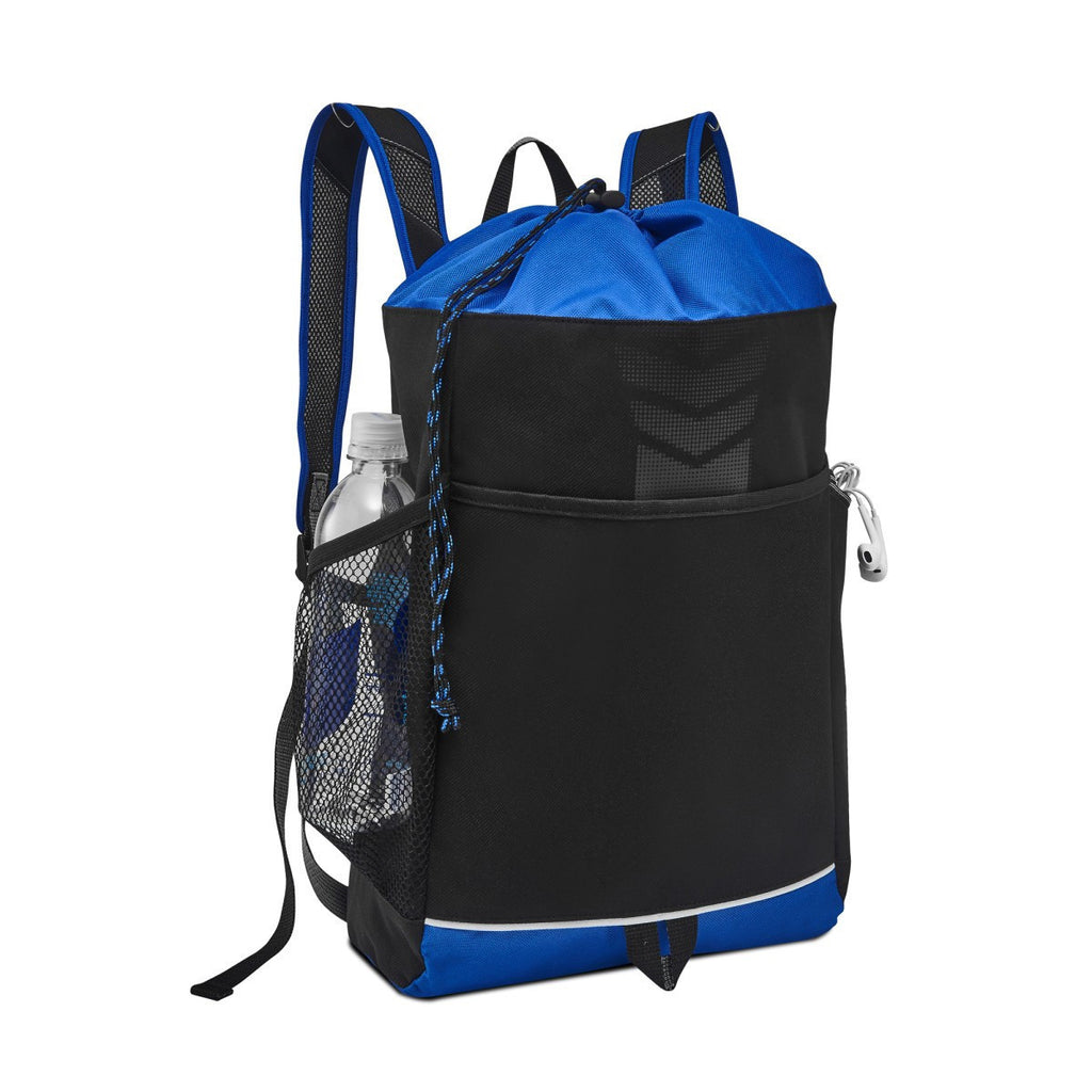 Gemline Royal Blue Riptide Drawstring Backpack