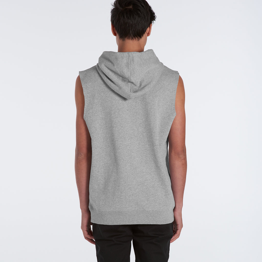 AS Colour Men's Grey Marle Stencil Vest Hood