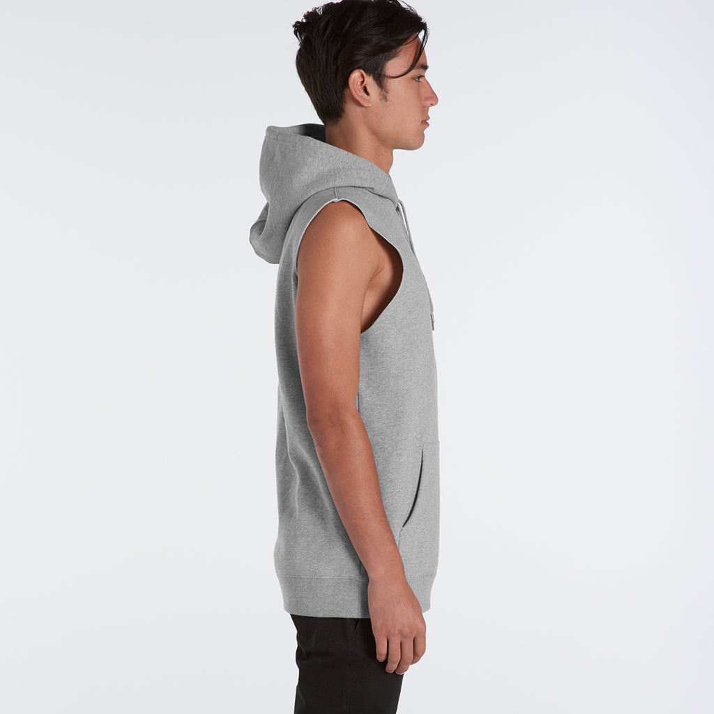 AS Colour Men's Grey Marle Stencil Vest Hood