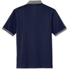 Nike Men's Sport Navy/Red Dri-FIT S/S Colorblock Polo