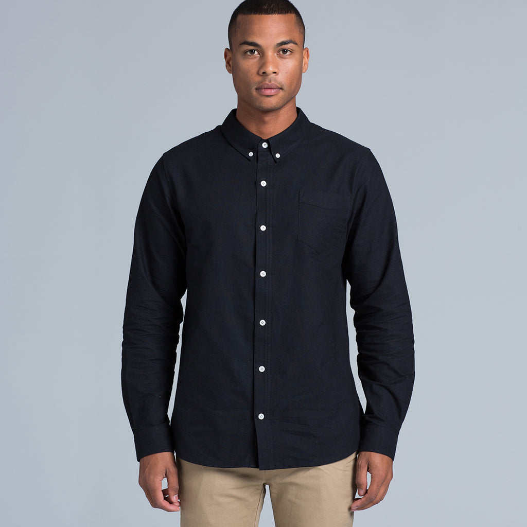 AS Colour Men's Black Oxford Shirt