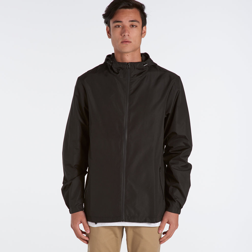 AS Colour Men's Black Section Zip Jacket