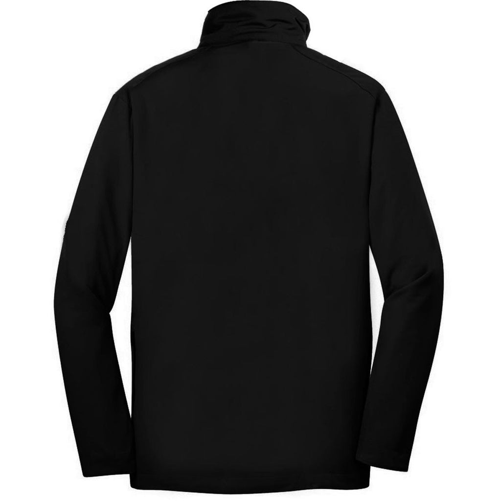 Nike Golf Men's Black/Dark Grey Dri-FIT Long Sleeve Half Zip Wind Shirt
