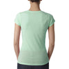 Next Level Women's Mint Poly/Cotton Short-Sleeve Tee
