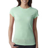 Next Level Women's Mint Poly/Cotton Short-Sleeve Tee