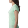 Next Level Women's Mint Poly/Cotton Short-Sleeve Tee