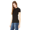 Bella + Canvas Women's Black Jersey Short-Sleeve T-Shirt