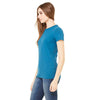 Bella + Canvas Women's Deep Teal Jersey Short-Sleeve T-Shirt