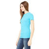 Bella + Canvas Women's Turquoise Jersey Short-Sleeve T-Shirt