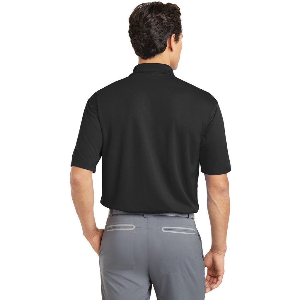 Nike Men's Tall Black Dri-FIT S/S Micro Pique Polo