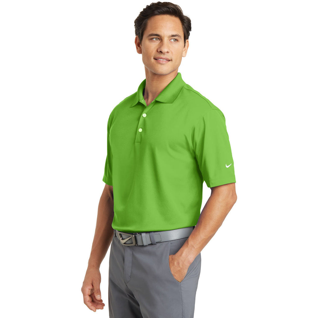 Nike Men's Tall Mean Green Dri-FIT S/S Micro Pique Polo