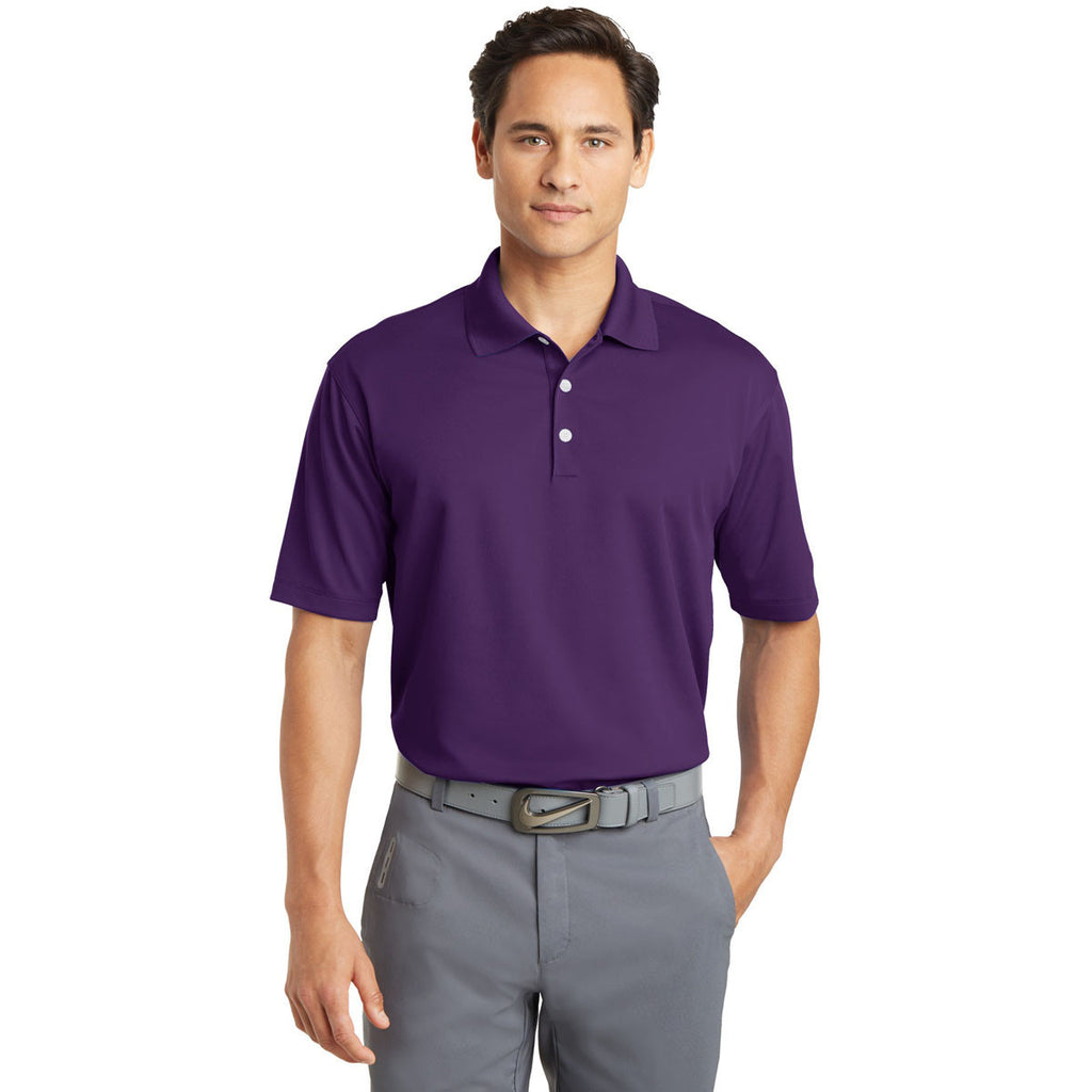 Nike Men's Tall Purple Dri-FIT S/S Micro Pique Polo