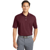 Nike Men's Tall Burgundy Dri-FIT S/S Micro Pique Polo