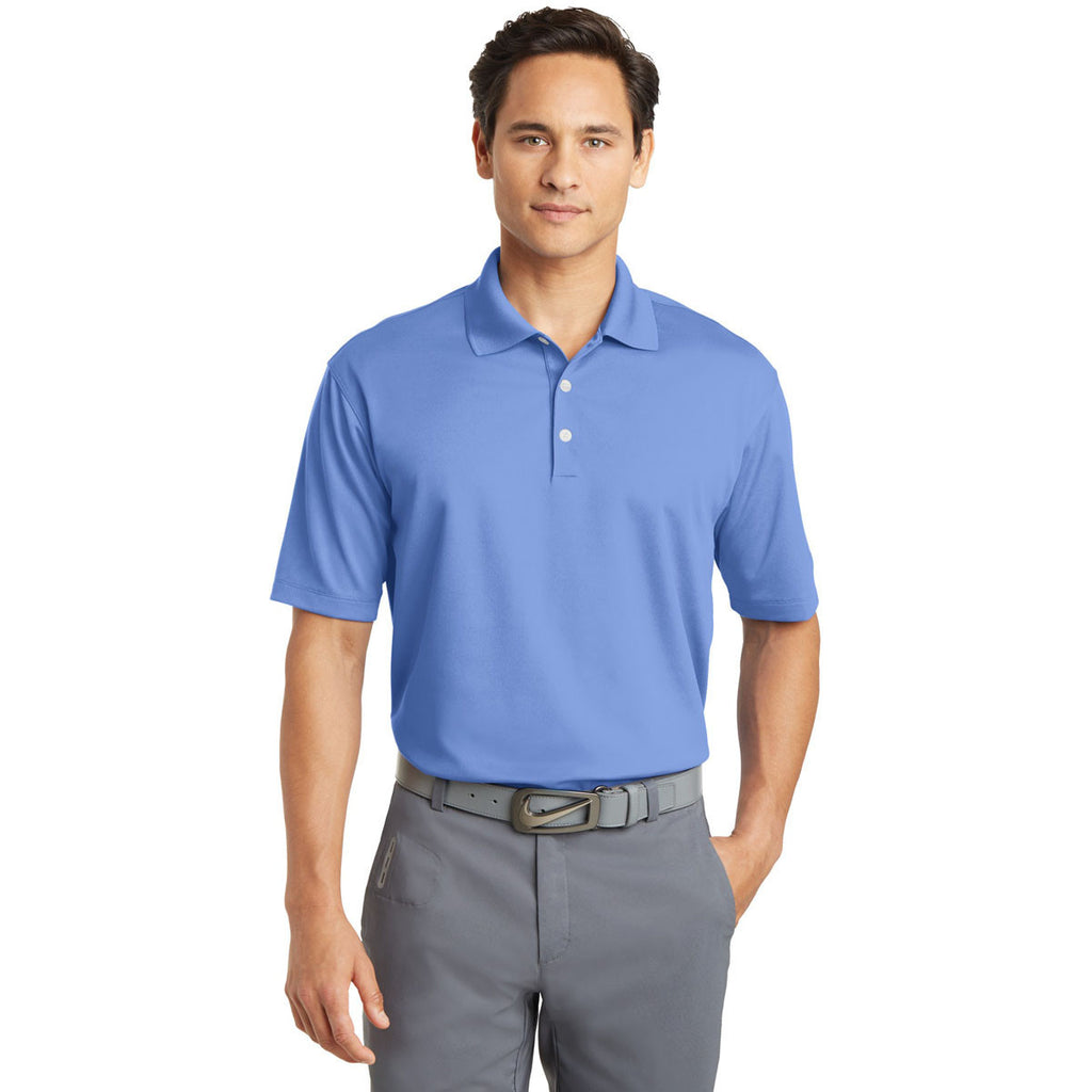 Nike Men's Tall Light Blue Dri-FIT S/S Micro Pique Polo