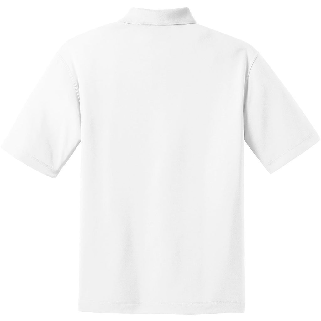 Nike Men's Tall White Dri-FIT S/S Micro Pique Polo