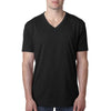 Next Level Men's Black Premium CVC V-Neck Tee