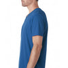 Next Level Men's Cool Blue Premium Fitted Sueded V-Neck Tee