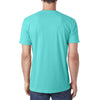 Next Level Men's Tahiti Blue Premium Fitted Sueded V-Neck Tee