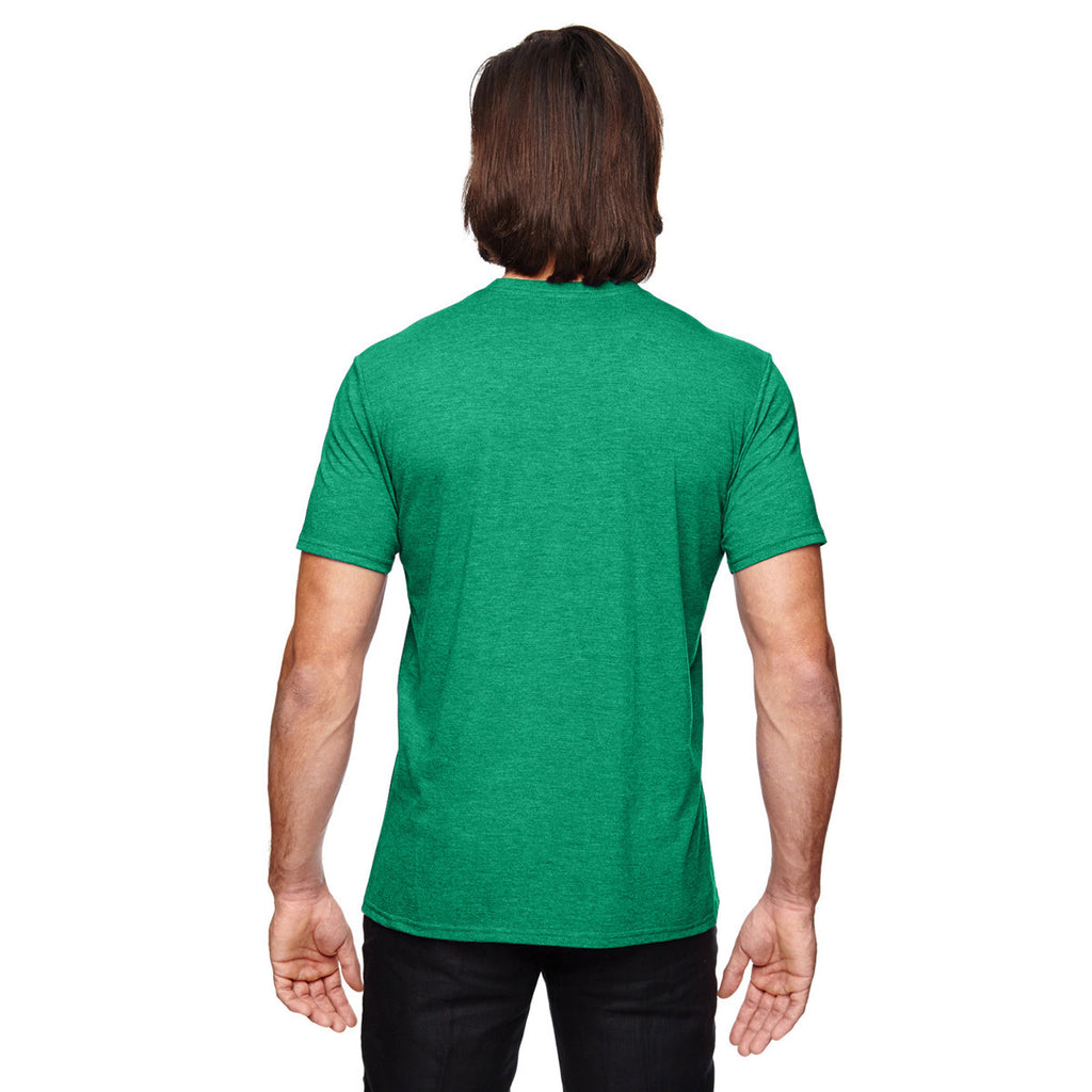 Anvil Men's Heather Green Triblend T-Shirt