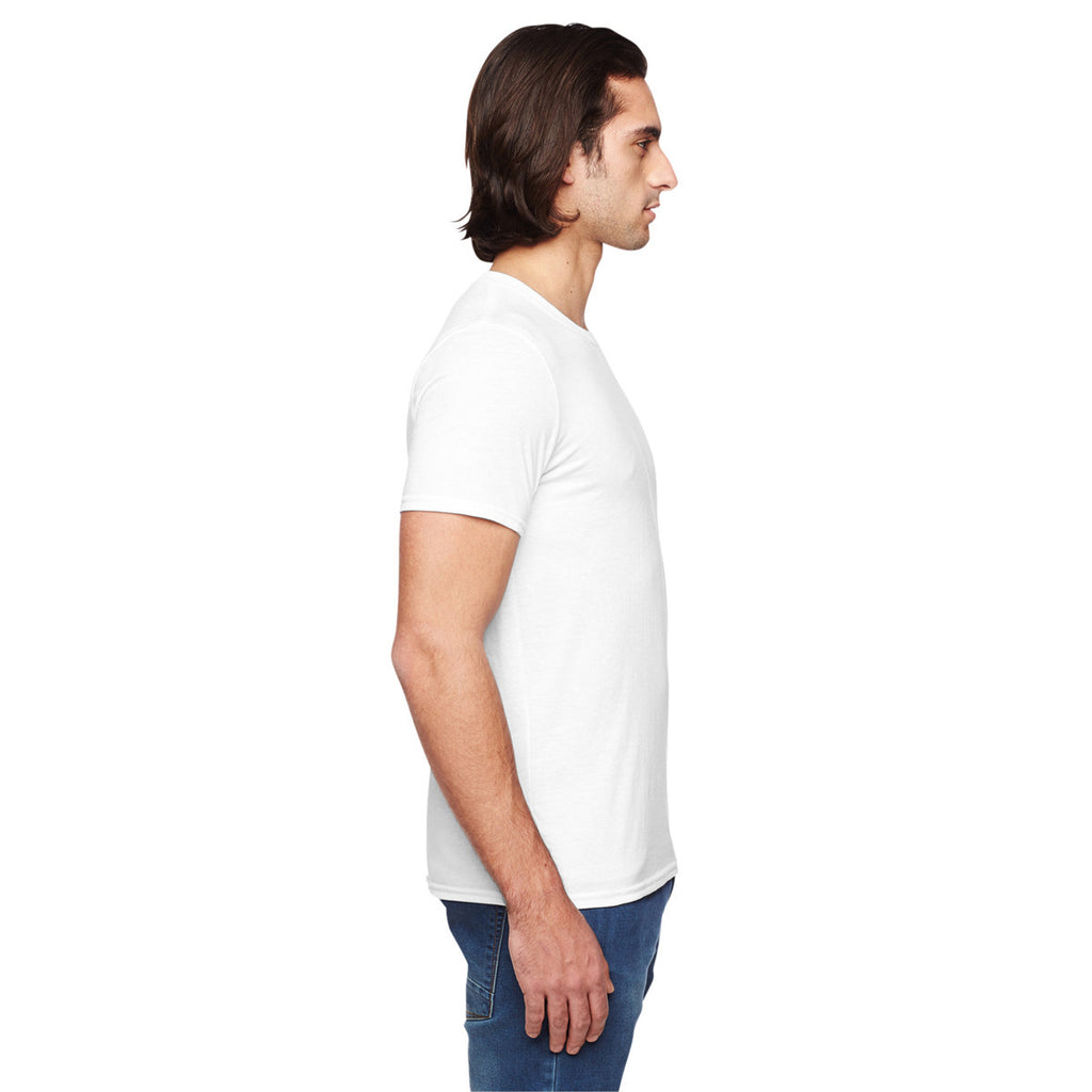 Anvil Men's White Triblend T-Shirt