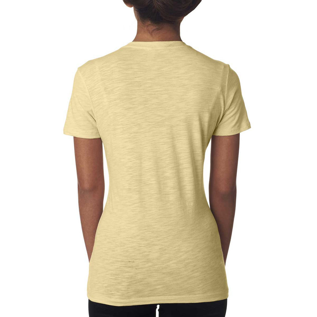 Next Level Women's Banana Cream Slub Crew Tee