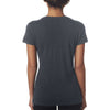 Next Level Women's Dark Gray Slub Crew Tee
