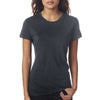 Next Level Women's Dark Grey Slub Crew Tee
