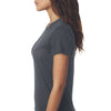 Next Level Women's Dark Gray Slub Crew Tee