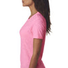 Next Level Women's Neon Pink Slub Crew Tee