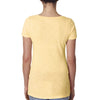 Next Level Women's Banana Cream Slub Crossover V-Neck Tee